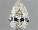 Natural Diamond 1.01 Carats, Pear with  Cut, J Color, VS2 Clarity and Certified by IGI