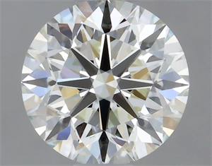 Picture of Natural Diamond 0.50 Carats, Round with Very Good Cut, K Color, VVS1 Clarity and Certified by GIA