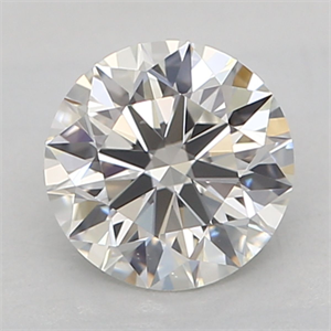 Picture of Natural Diamond 0.43 Carats, Round with Excellent Cut, G Color, VS2 Clarity and Certified by GIA