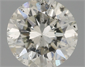 Natural Diamond 0.64 Carats, Round with Very Good Cut, I Color, SI2 Clarity and Certified by IGI