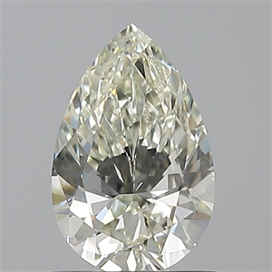 Picture of Natural Diamond 1.00 Carats, Pear with  Cut, J Color, VVS2 Clarity and Certified by IGI