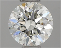 Natural Diamond 0.51 Carats, Round with Very Good Cut, J Color, VVS1 Clarity and Certified by IGI