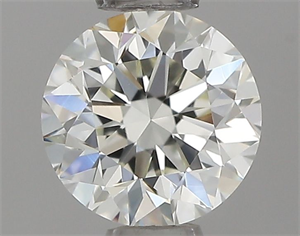 Picture of Natural Diamond 0.51 Carats, Round with Very Good Cut, J Color, VVS1 Clarity and Certified by IGI