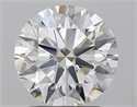 Natural Diamond 2.04 Carats, Round with Excellent Cut, H Color, VVS2 Clarity and Certified by GIA