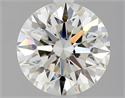 Natural Diamond 2.06 Carats, Round with Excellent Cut, K Color, VVS1 Clarity and Certified by GIA