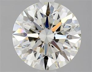 Picture of Natural Diamond 2.06 Carats, Round with Excellent Cut, K Color, VVS1 Clarity and Certified by GIA