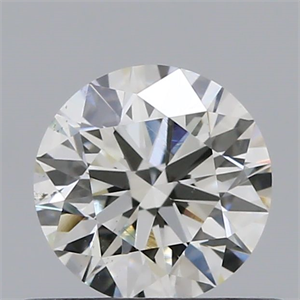 Picture of Natural Diamond 0.50 Carats, Round with Excellent Cut, J Color, SI1 Clarity and Certified by GIA