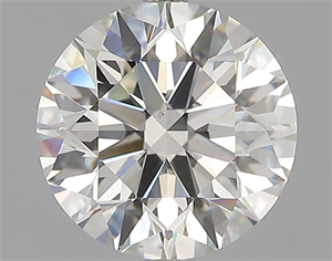 Picture of Natural Diamond 2.01 Carats, Round with Excellent Cut, I Color, VS1 Clarity and Certified by GIA