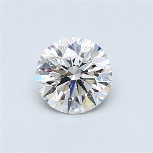 Picture of Natural Diamond 0.46 Carats, Round with Very Good Cut, J Color, IF Clarity and Certified by GIA