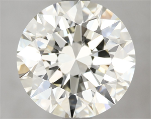 Picture of Natural Diamond 3.02 Carats, Round with Excellent Cut, J Color, IF Clarity and Certified by IGI