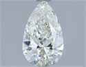 Natural Diamond 1.70 Carats, Pear with  Cut, J Color, SI2 Clarity and Certified by IGI