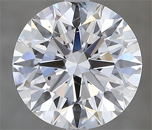 Picture of Natural Diamond 3.00 Carats, Round with Excellent Cut, D Color, SI1 Clarity and Certified by GIA