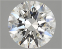 Natural Diamond 2.22 Carats, Round with Excellent Cut, H Color, IF Clarity and Certified by GIA