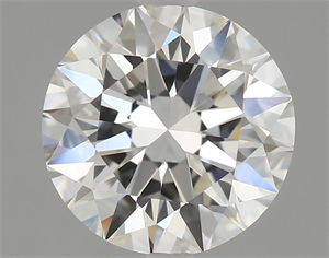 Picture of Natural Diamond 2.22 Carats, Round with Excellent Cut, H Color, IF Clarity and Certified by GIA