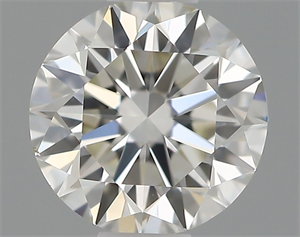 Picture of Natural Diamond 0.43 Carats, Round with Excellent Cut, G Color, VS2 Clarity and Certified by IGI