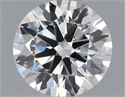 Natural Diamond 0.56 Carats, Round with Excellent Cut, I Color, VS1 Clarity and Certified by IGI