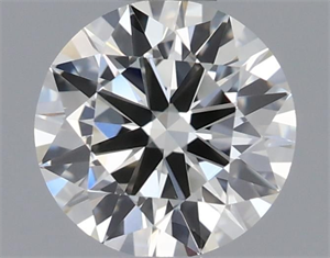 Picture of Natural Diamond 0.56 Carats, Round with Excellent Cut, I Color, VS1 Clarity and Certified by IGI