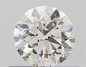 Picture of Natural Diamond 0.50 Carats, Round with Very Good Cut, I Color, VS1 Clarity and Certified by GIA