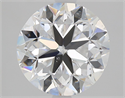 Natural Diamond 3.01 Carats, Round with Good Cut, D Color, VS2 Clarity and Certified by GIA