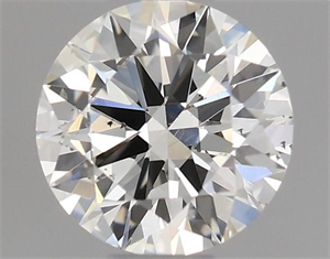 Picture of Natural Diamond 0.40 Carats, Round with Excellent Cut, J Color, SI1 Clarity and Certified by GIA