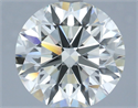 Natural Diamond 3.01 Carats, Round with Excellent Cut, J Color, VVS2 Clarity and Certified by IGI