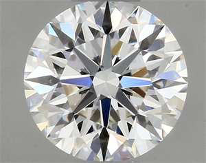 Picture of Natural Diamond 0.43 Carats, Round with Excellent Cut, H Color, VVS2 Clarity and Certified by GIA