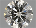 Natural Diamond 0.56 Carats, Round with Excellent Cut, I Color, SI2 Clarity and Certified by IGI