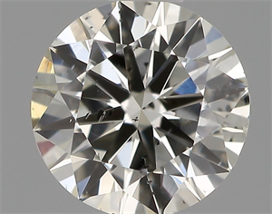 Picture of Natural Diamond 0.56 Carats, Round with Excellent Cut, I Color, SI2 Clarity and Certified by IGI