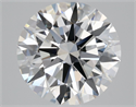 Natural Diamond 2.02 Carats, Round with Excellent Cut, E Color, VVS2 Clarity and Certified by GIA