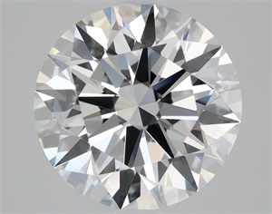 Picture of Natural Diamond 2.02 Carats, Round with Excellent Cut, E Color, VVS2 Clarity and Certified by GIA