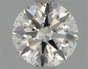 Picture of Natural Diamond 0.70 Carats, Round with Excellent Cut, J Color, I1 Clarity and Certified by GIA