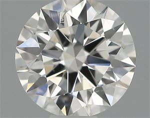 Picture of Natural Diamond 0.40 Carats, Round with Excellent Cut, G Color, VS2 Clarity and Certified by IGI