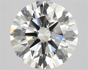 Picture of Natural Diamond 2.61 Carats, Round with Excellent Cut, K Color, VS1 Clarity and Certified by GIA