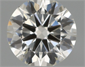 Natural Diamond 0.43 Carats, Round with Excellent Cut, H Color, SI1 Clarity and Certified by IGI