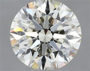 Picture of Natural Diamond 0.50 Carats, Round with Very Good Cut, K Color, VVS1 Clarity and Certified by GIA