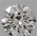 Natural Diamond 0.50 Carats, Round with Excellent Cut, J Color, VVS1 Clarity and Certified by GIA