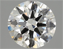 Natural Diamond 3.02 Carats, Round with Excellent Cut, J Color, VS1 Clarity and Certified by GIA