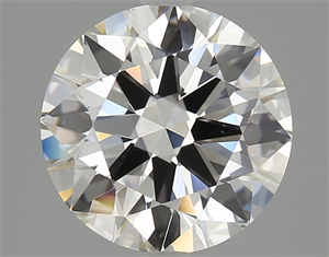 Picture of Natural Diamond 3.02 Carats, Round with Excellent Cut, J Color, VS1 Clarity and Certified by GIA