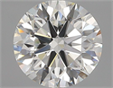 Natural Diamond 1.71 Carats, Round with Excellent Cut, G Color, VS1 Clarity and Certified by GIA