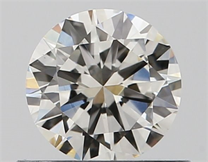 Picture of Natural Diamond 0.50 Carats, Round with Very Good Cut, I Color, VS1 Clarity and Certified by GIA