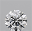 Natural Diamond 0.50 Carats, Round with Good Cut, F Color, SI1 Clarity and Certified by GIA