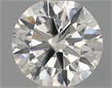 Natural Diamond 0.40 Carats, Round with Excellent Cut, G Color, SI2 Clarity and Certified by IGI