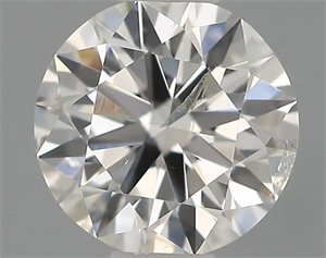 Picture of Natural Diamond 0.40 Carats, Round with Excellent Cut, G Color, SI2 Clarity and Certified by IGI