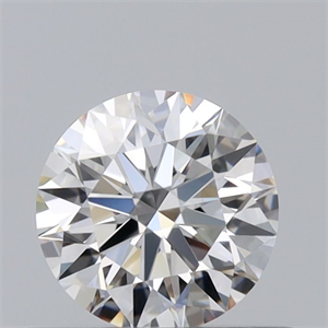 Picture of Natural Diamond 0.41 Carats, Round with Excellent Cut, I Color, VS2 Clarity and Certified by GIA