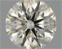 Natural Diamond 0.50 Carats, Round with Excellent Cut, K Color, I1 Clarity and Certified by IGI