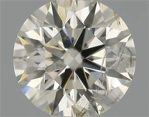 Picture of Natural Diamond 0.50 Carats, Round with Excellent Cut, K Color, I1 Clarity and Certified by IGI