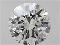 Natural Diamond 0.55 Carats, Round with Excellent Cut, K Color, VVS2 Clarity and Certified by GIA