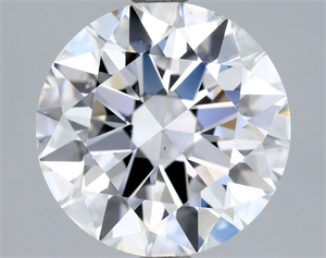 Picture of Natural Diamond 2.01 Carats, Round with Excellent Cut, E Color, SI1 Clarity and Certified by GIA