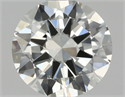 Natural Diamond 0.40 Carats, Round with Very Good Cut, J Color, IF Clarity and Certified by GIA