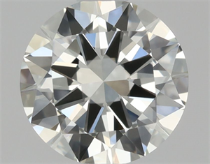 Picture of Natural Diamond 0.40 Carats, Round with Very Good Cut, J Color, IF Clarity and Certified by GIA